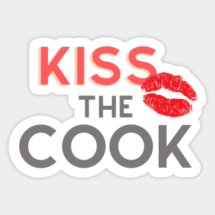 Kiss the Cook Chef Sticker